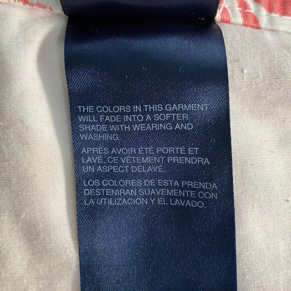 Tommy Hilfiger Women's Pink and White Floral Print Shorts, Size 6 - Picture 6 of 8